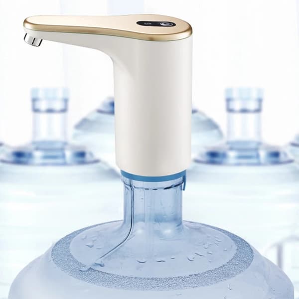 Ultratyst Elektrisk Vattenflaskpump Dricksvattendispenser USB Aste Pump Universal Kök-Svart