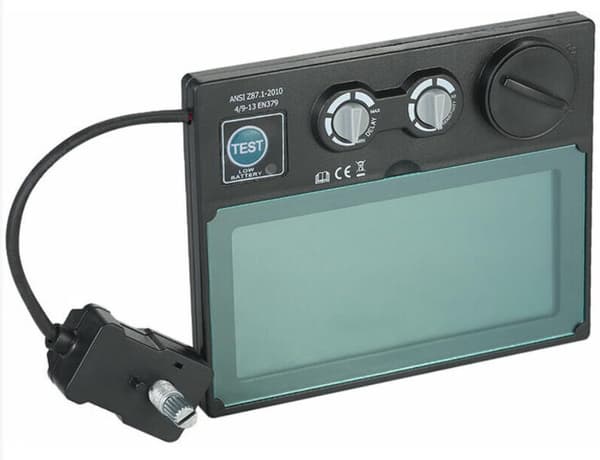Autokromatisk solarlins LCD-lins Varifokal lins Svetslins för svetsmask -11*9cm, 1st