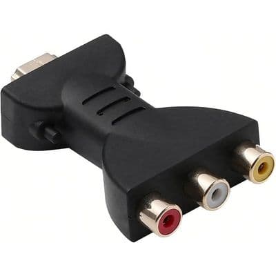 HDMI til RCA-adapter - KCVV - 1080P lyd-videokonverterer - Kompakt og lett - Enkel å bruke