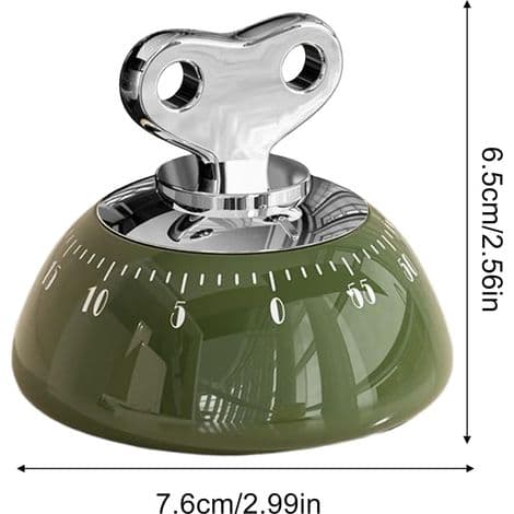 Manuel køkkentimer, magnetisk køkkentimer 60 minutter