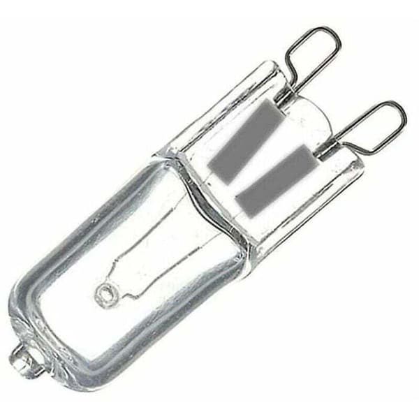 G9-pære, dimbar G9 halogenlampe, varmhvit 40W 1000 lumen, (2 stk)
