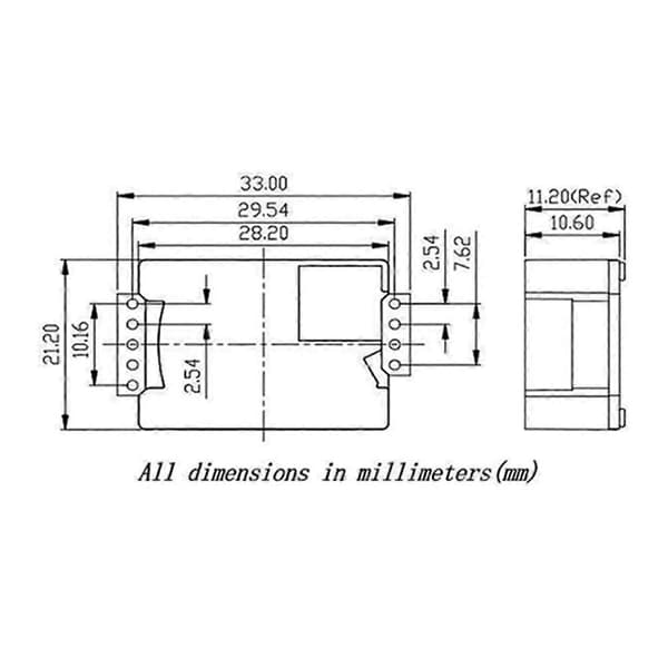 MH-Z19 MH-Z19C IR Infrarød CO2-sensor Modul Kuldioxid Gassensor NDIR Tilbehør