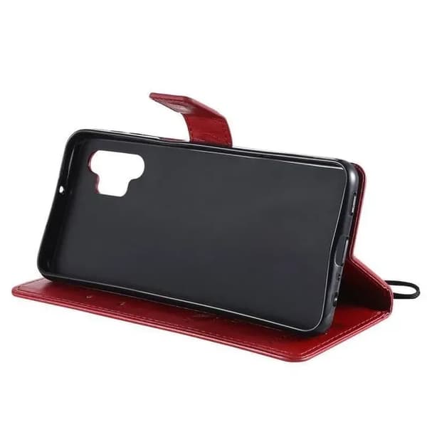 Keeper-etui til Samsung Galaxy A32 5G - PU-læder - Blød silikone - Magnetisk pung - Videostander