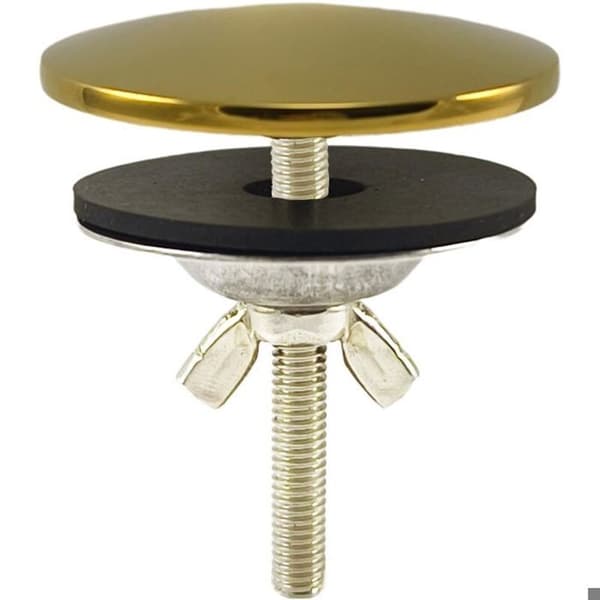 Vaskeafløbsprop - JZSH - Forkromet messing - 5 cm diameter - Nem installation - Elegant design
