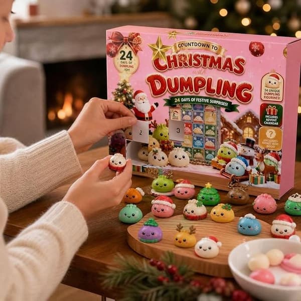 Jule Squishies Adventskalender 2026, 24-dagers nedtelling for voksne C