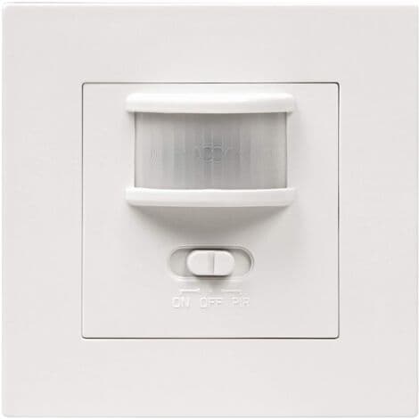 160° innfelt bevegelsessensor veggbryter for LED- og halogenpærer