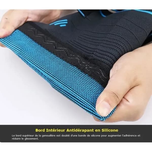 Sportknäskydd, 2-pack justerbart elastiskt knäskydd, sportkompressionsknäskydd, patellaknäskydd och