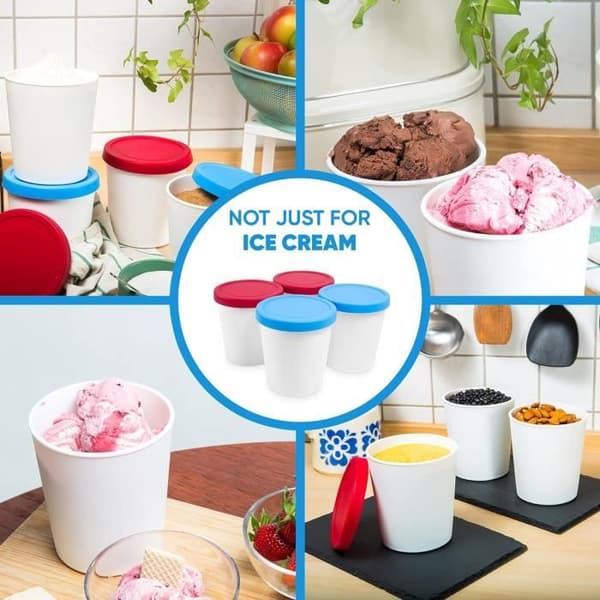 Isbeholdere - Ikke specificeret - Pakke med 2 - 1L - Silikone - Genanvendelig