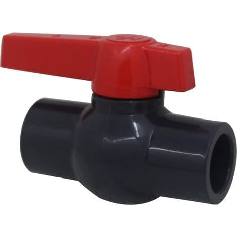 PVC-limventil 20 25 32 40 50 63 75 90 110 mm kugleventil til swimmingpool