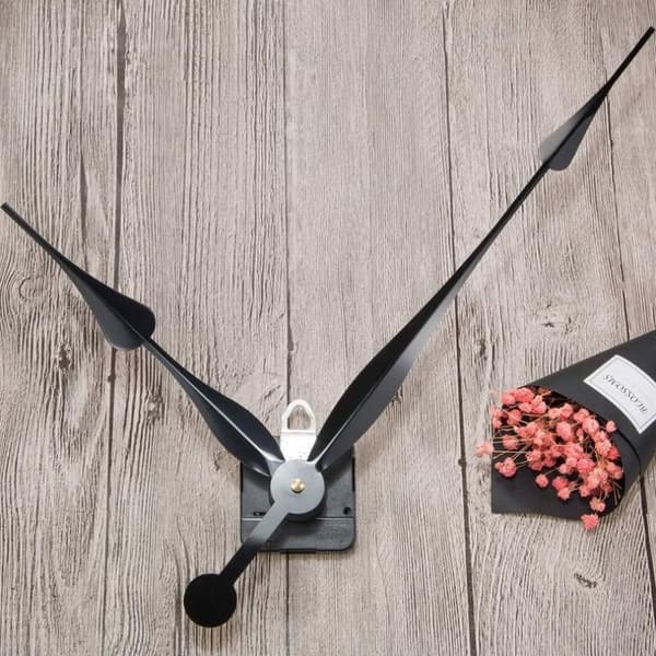Quartz Urværk Udskiftning Urmekanisme med 12 Tommer Lange Viser til DIY Ure
