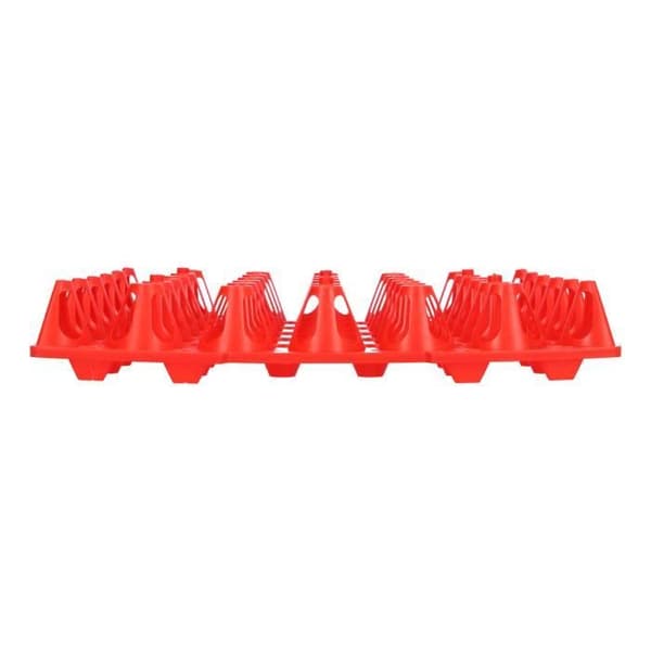 Äggbrickor - Set om 5 - Återanvändbar plast - Stapelbara - 30 fack