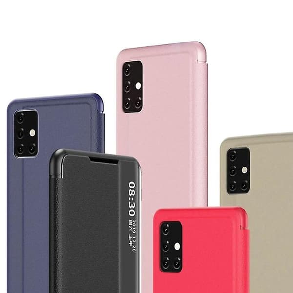 Stuff Certified® Smart View LED Flip Cover Case Kompatibel Med Samsung Galaxy Note 10 Plus Blå