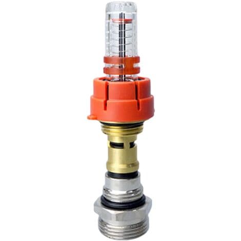 Flowmåler til gulvvarme – Omgivelsestemperaturkontrol – G1/2 gevind – G1/2 til G3/4 messing og rustfrit stål adapter