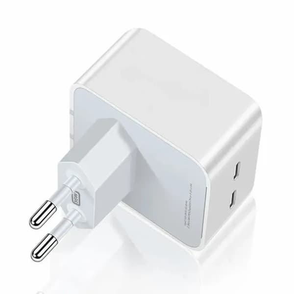 35W dobbel USB-C hurtiglader + USB-C til Lightning-kabel + USB-C til USB-C-kabel for Huawei MediaPad M5 Lite 10.1\" - iPad 2022