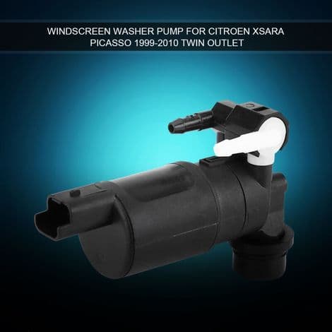 Dobbeltudløbs forrudevaskerpumpe til Citroën Xsara Picasso 1999-2010