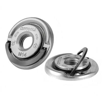 Snabbspännmutter - XVX - M14 - 2-pack - självlåsande design - för vinkelslipar