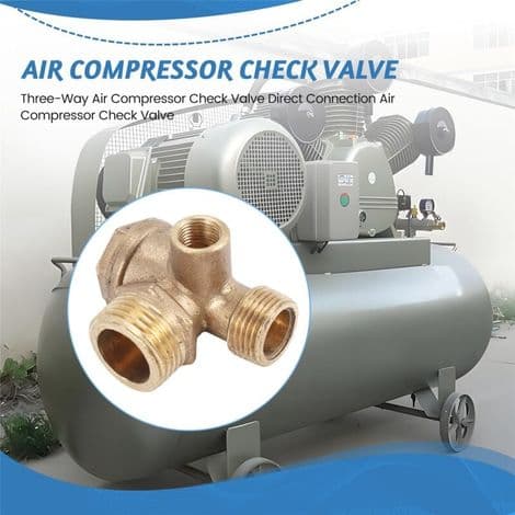 1 trevejs luftkompressor kontraventil, direkte forbindelse, ventilåbning: 20 mm 16 mm 10 mm