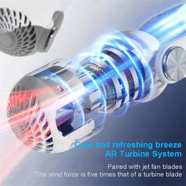 Bærbar Ventilator - XVX - Mini Halsventilator - 2400mAh - 3 Hastigheder - USB