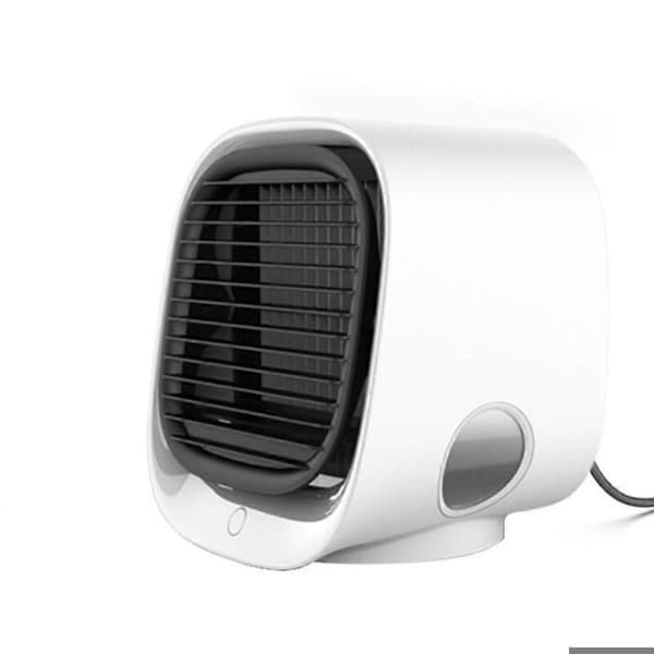 Kompakt kontorluftkøler, bærbar ventilator med forstøvning og vandspray