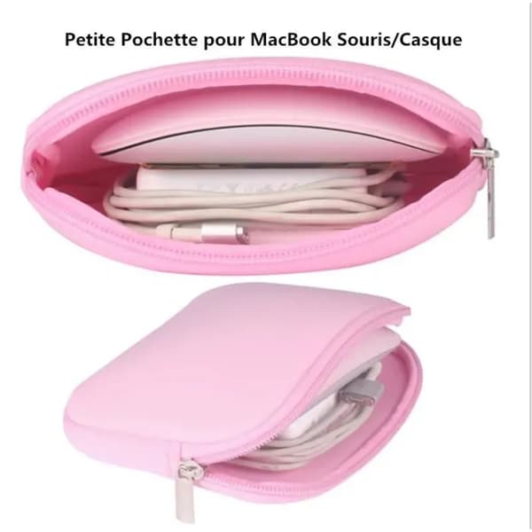 Laptop-etui til MacBook Air - 13,3 tommer - Neopren - Lyserød