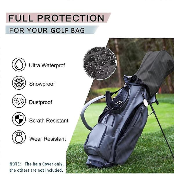 Golfbag Regnhette, Golfbag Regnhette, for Tourbagger/Golfbagger/Bærekurv/Stativbagger