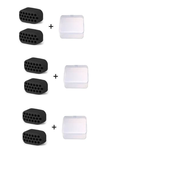 Set of 6 Jawline Exerciser Black