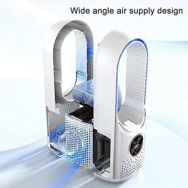 Bærbart klimaanlæg - XVX - 3 i 1 - Ventilator - Luftfugter - 8 timers timer