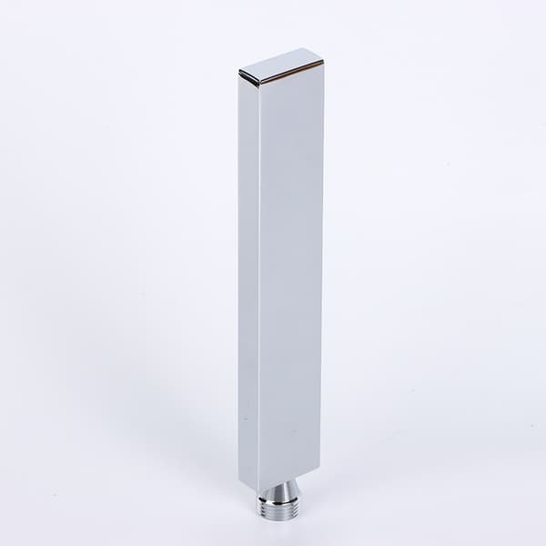 Rektangulær Kobberbelagt Lige Front Monobloc Brusehoved Håndbruser - 219*35*15mm