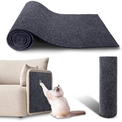 Kradsestolpe - XVX - 40×100 cm - Polyester - Mørkegrå - Selvklæbende
