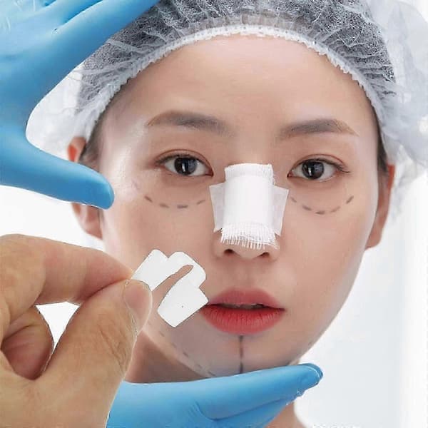 2-pack näshållare för näsplastik/septumplastikstöd (M/L-storlekar)