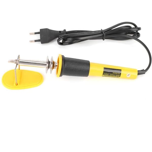 40W elektrisk pyrografipenn – 400℃ temperatur – gummihåndtak – 5 utskiftbare spisser – 220V EU-plugg