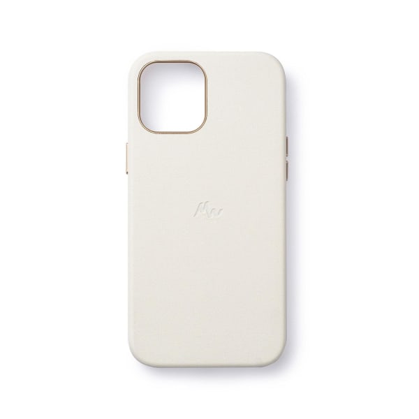 iPhone 12 Pro Max skal/mobilskal i läder/skinn - MagSafe - Marie Wolt White iPhone 12 Pro Max