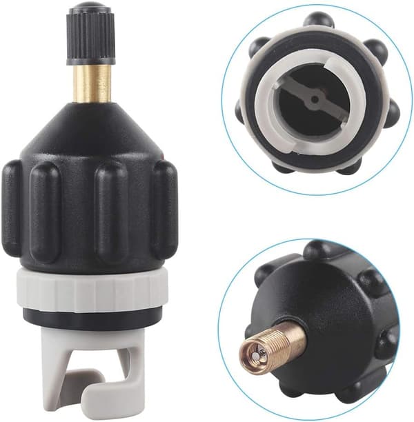 Sup ventiladapter luftventiladapter oppustelig pumpeadapter bådpumpeadapter til kano kajak paddleboard oppustelig båd