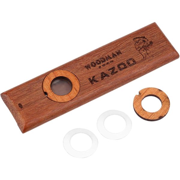 Trä Kazoo Ukulele Gitarr Partner Trä Munspel Orff Instrument Present