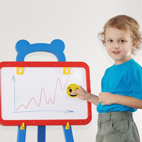 Whiteboard Viskelær Magnetisk Tørr Viskelær for Klasserom Kontor - Tilfeldig Stil - 8 Stykker