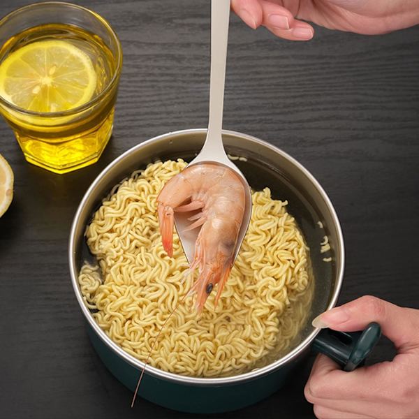 Isolerad skål, Ramen skål, 304 Rostfritt stål Dubbel Instant Pastaskål med lock (röd) red