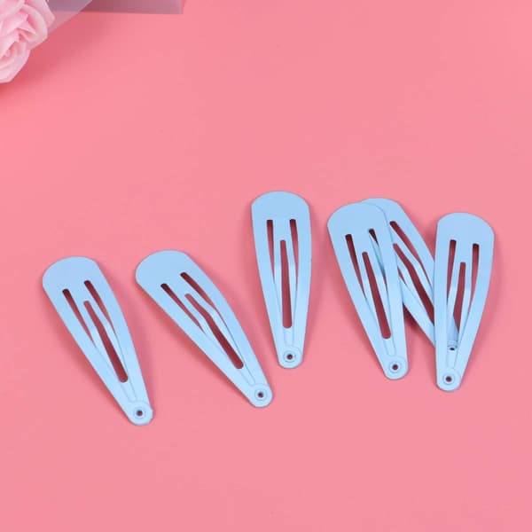 2 tommer hårspenner 50 stk hårspenner (lyseblå) Light Blue