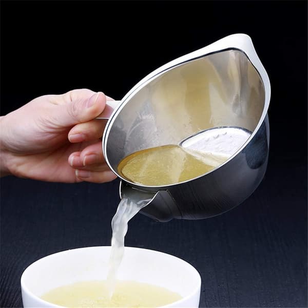 Oljeseparator i rostfritt stål - 550 ml