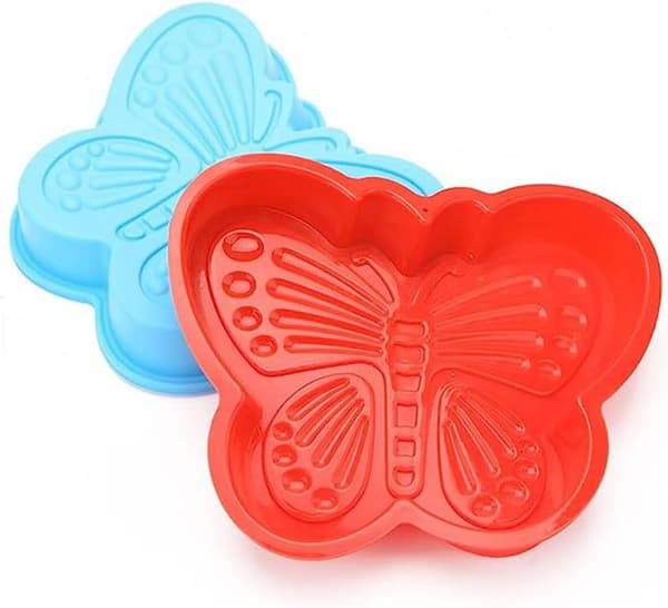 Silikon bakeform for sjokolade, cupcakes, kaker, muffinsform for muffins - vakker sommerfugl
