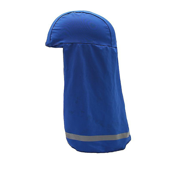 Utomhus ridning lång svans hatt sommar halsduk hatt svettabsorberande snabbtorkande hjälm (blå) Blue