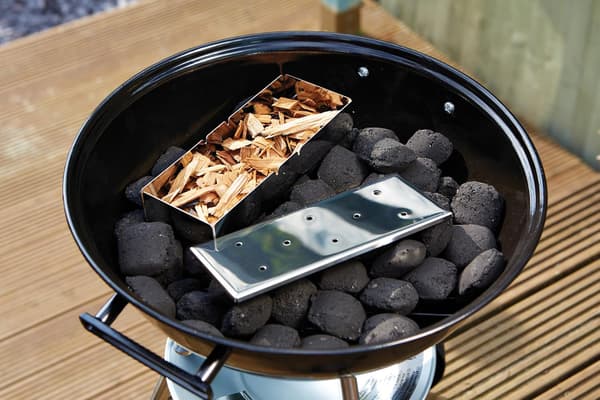 Hjemmelavet BBQ-rygeboks i rustfrit stål, 20 x 9 x 4 cm