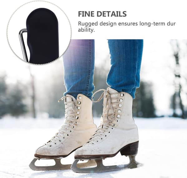 Skate Lace Tightener Ice Hockey Skating Boot Puller Tool med förlängd krok (Svart)