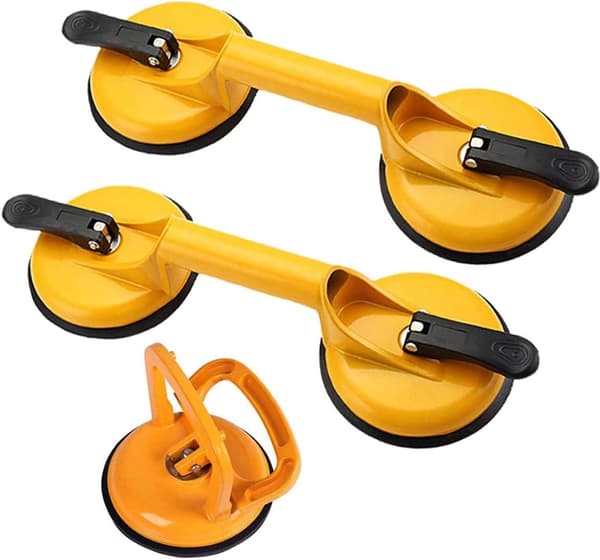 3 Sugkopp Sugproppar Tunga Sugproppar Glaslyftare Glas Sugproppar, Dubbel Sugkopp 100 kg