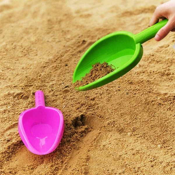 Børneskovl til sne og strand, haveredskaber til have, sand og sne - 2 stk.