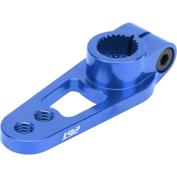 RC Servo Arm, 25T Styrväxel Arm för 1/8 1/10 RC Bil Uppgradering Ersättningstillbehör (blå) Blue