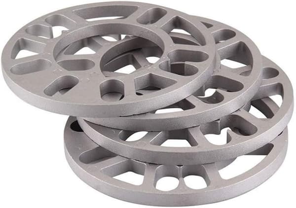 Hjulafstandsstykker Pladelegering Aluminium 4 5 Bolte til Bil Universal Pakke med 4 (5mm) 5mm