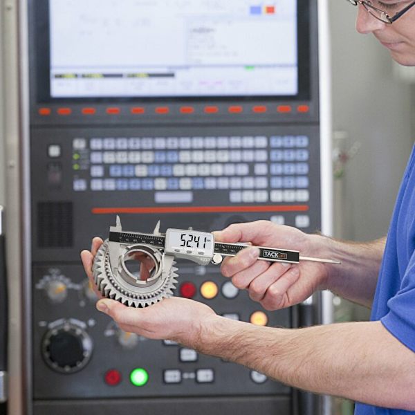 Digitalt skjutmått 0-150mm Precisionsskjutfmått Diameterjustering Diameter Mätning Djup