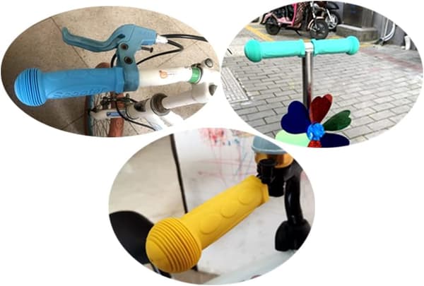 Et par gummi sparkesykkel håndtak erstatningsgrep for Mini eller Maxi Micro Scooter (blå) Blue