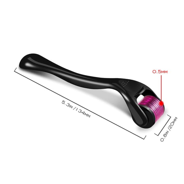 2 stk. Microneedling Roller med 540 nåle, 0,5 mm Microneedles Derma Roller