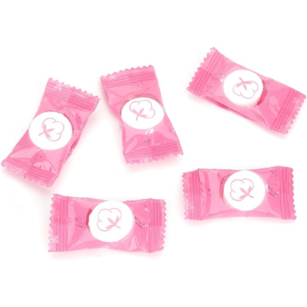 Bärbara engångsresekomprimerade ansiktshanddukar i non-woven-tyg, 100 stycken